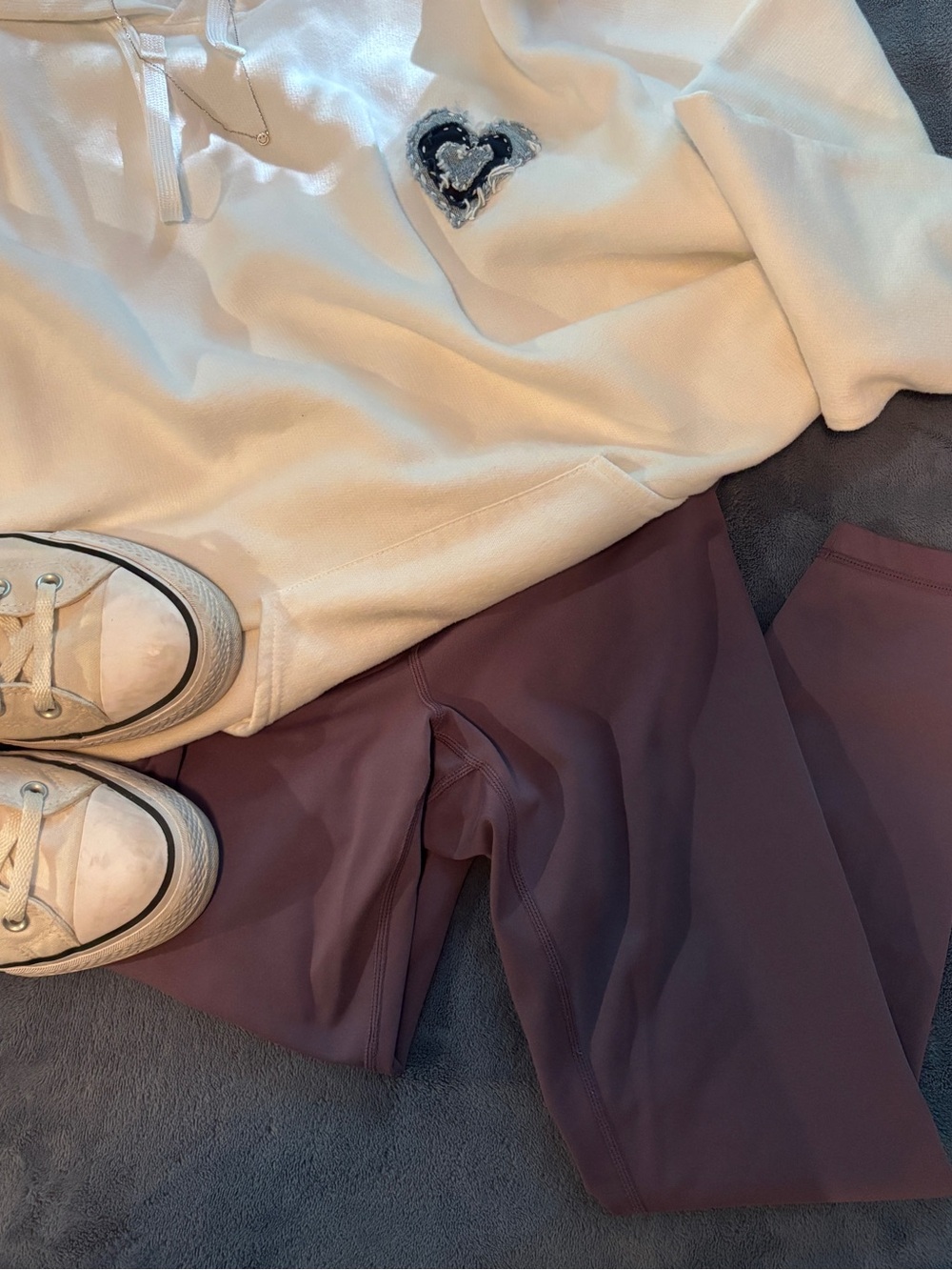 Yogalicious Luxe High-Waist Leggings in Purple